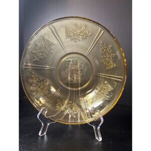 Federal Glass Sharon Amber 8.5" Bowl